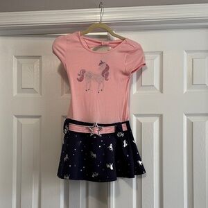 Pink Unicorn Dress for Kids
